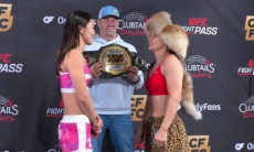 Девушка-боец из Казахстана прошла взвешивание перед поединком за чемпионский титул в США