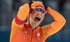 Дважды побит олимпийский рекорд в гонке с Казахстаном на Олимпиаде-2026