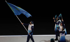 Знаменосец Казахстана стартовал на Олимпиаде-2026