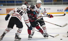 Девятью шайбами обернулся матч чемпионата Казахстана