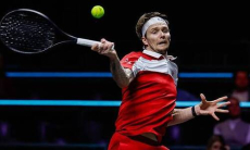 Драмой в трех сетах завершился матч Бублика на турнире за 1,4 миллиарда