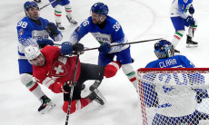 Разгромом завершился хоккейный матч за четвертьфинал Олимпиады-2026