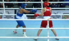 Титулованная казахстанская боксерша отправила в нокдаун и победила хозяйку ринга