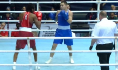 Решением судей закончился бой Казахстан — США за медаль малого ЧМ-2026 по боксу