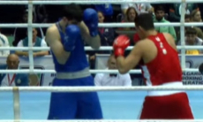 Казахстанский тяжеловес отправил узбекистанского боксёра в нокдаун и остался без медали