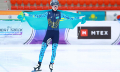 Казахстанец установил мировой рекорд на чемпионате мира по шорт-треку