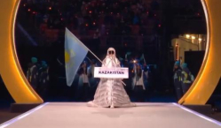 Казахстан совершил проход на церемонии открытия Олимпиады-2026. Видео