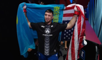 Быстрым нокаутом закончился бой Казахстан — США в UFC