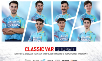 «Астана» объявила состав на «Классику региона Вар»