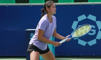 Двумя сетами завершился матч казахстанки за полуфинал международного турнира 