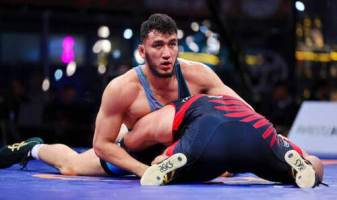 Видео победы 10:0 за 23 секунды Ризабека Айтмухана за медаль престижного турнира