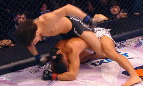 Видео нокаута Шахзода «Голда» Узокова в дебютном бою в ММА