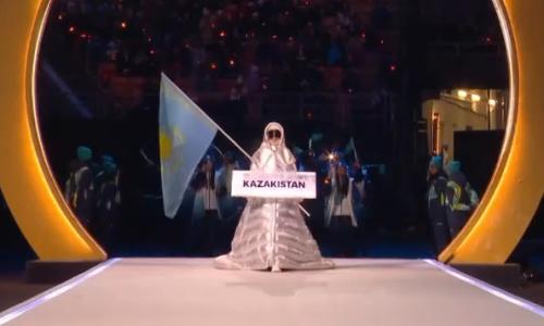 Казахстан на церемонии открытия Олимпиады-2026