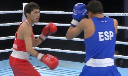 Бой Санжара Ташкенбая за «золото» турнира в Испании закончился разгромом с нокдауном