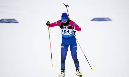 Казахстанские биатлонистки провели индивидуальную гонку на Олимпиаде-2026