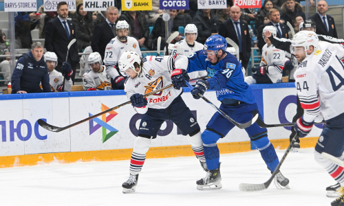 «Барыс» удостоился похвалы за проигранный матч КХЛ