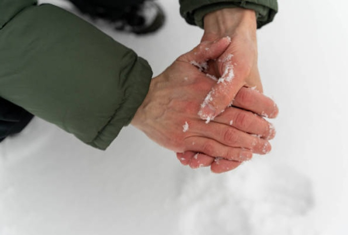 Можно ли растирать обмороженные руки снегом