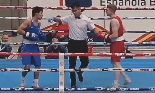 Мужская сборная Казахстана по боксу понесла первую потерю на турнире в Испании