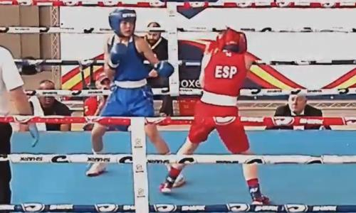 Двумя нокдаунами обернулся бой Казахстана на турнире по боксу в Испании