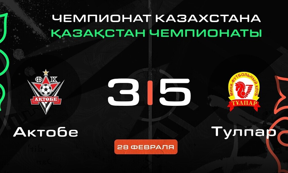 Видеообзор матча с восемью голами в чемпионате Казахстана