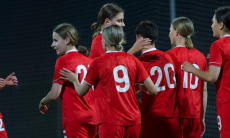 Россия победила со счётом 3:0 в футбольном матче