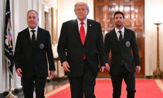 Трамп похвалил Роналду в присутствии Месси. Реакция Лионеля попала на видео