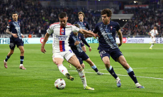 Двумя голами и удалением завершился матч клубов Франции и Испании в плей-офф Лиги Европы