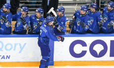 Пьяный фанат «Барыса» устроил драку на матче КХЛ