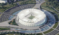 В Узбекистане идет строительство крупнейшего футбольного стадиона. Фото