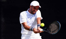 Разгромом закончился матч казахстанского теннисиста в Италии