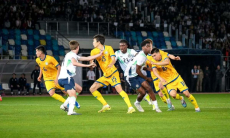 Фоторепортаж с матча отбора на молодежный Евро-2027 Казахстан — Ирландия 0:1