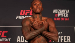 Адесанья и Пайфер прошли взвешивание перед боем UFC. Видео