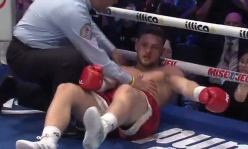Экс-соперник Жанибека Алимханулы победил мощным нокаутом. Видео