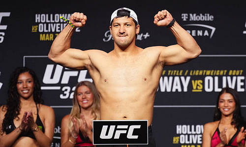 «Заставит заплатить». Назван точный исход третьего боя Дияра Нургожая в UFC