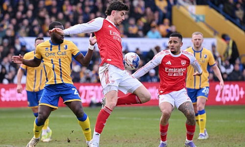 Со счетом 1:2 закончился матч «Арсенала» и клуба из третьей лиги