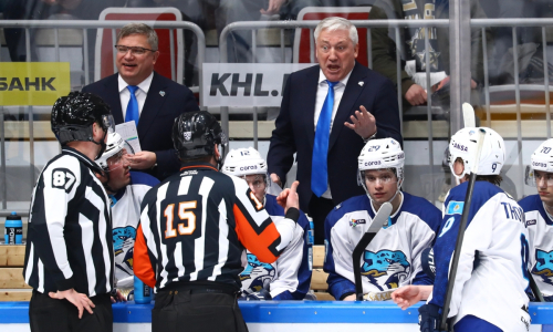 «Три с минусом». Сергей Шавернев оценил выездную серию и сезон «Барыса» в КХЛ