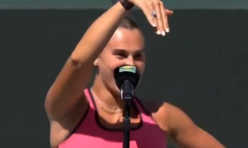 Соболенко показала свое кольцо и жениха после победы над Рыбакиной. Видео