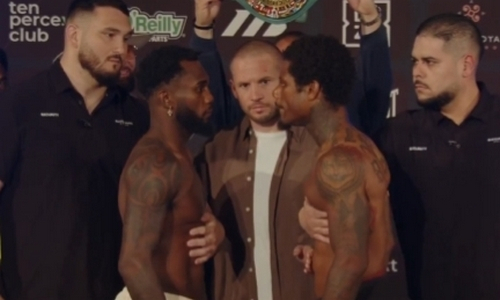 Чемпион мира в весе Жанибека Алимханулы прошёл взвешивание перед боем