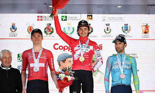 «Астана» поднялась на пьедестал в Италии