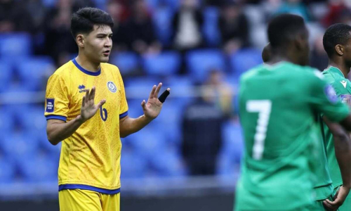 Фоторепортаж с матча Казахстан — Коморы в FIFA Series