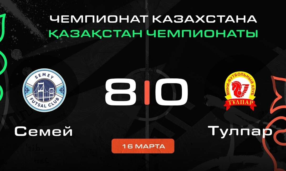 Видеообзор крупной победы «Семея» с восемью голами в чемпионате Казахстана