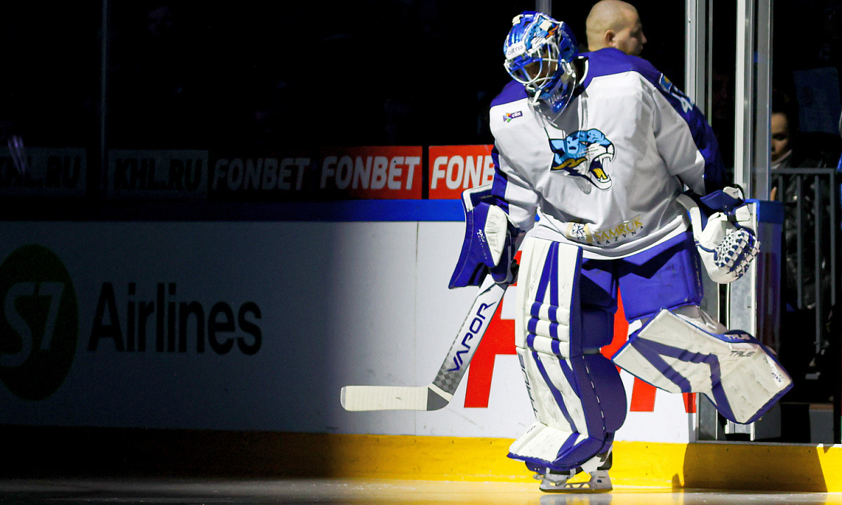 Фоторепортаж с матча КХЛ «Сибирь» — «Барыс» 2:1 Б