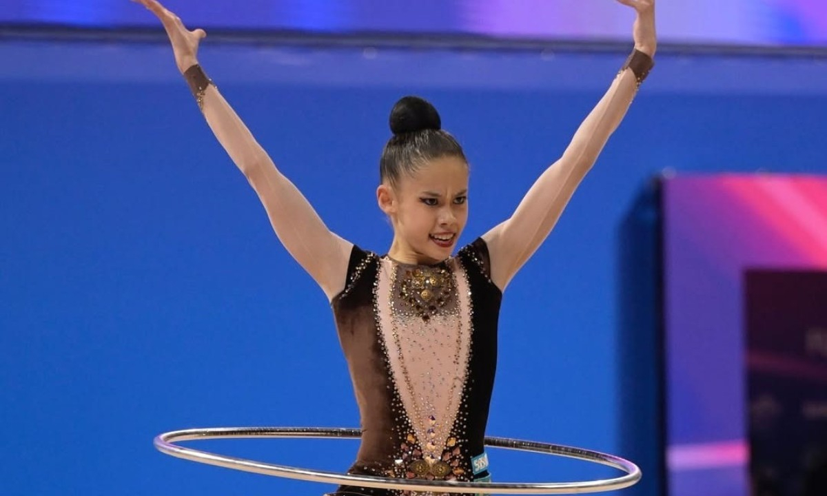 Казахстанская гимнастка завоевала золотую медаль на турнире в Греции