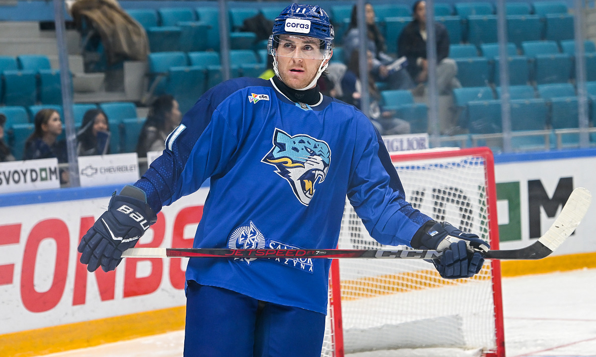 Хоккеист «Барыса» попал в тройку лучших в КХЛ