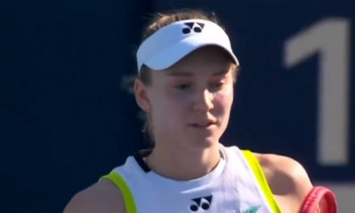 Форма Елены Рыбакиной вызвала восхищение после уверенной победы