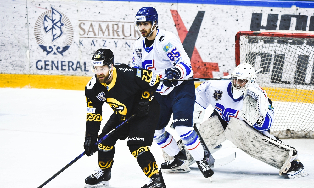 Пять шайб решили исход матча «Сарыарка» — «Торпедо» в полуфинале чемпионата Казахстана