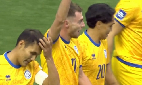 Закончился первый тайм исторического матча сборной Казахстана