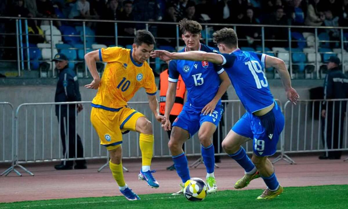 Видеообзор матча Казахстан с четырьмя голами в отборе на молодежное Евро-2027