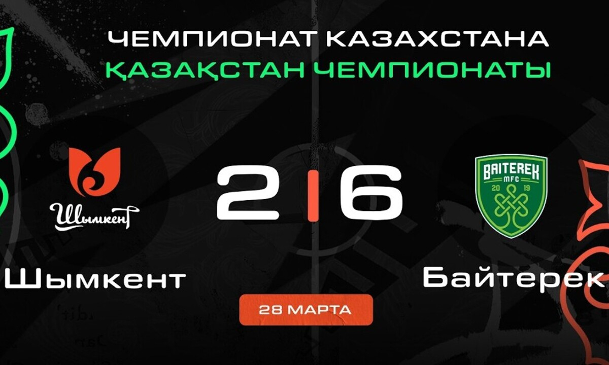 Видеообзор матча с восемью голами в чемпионате Казахстана