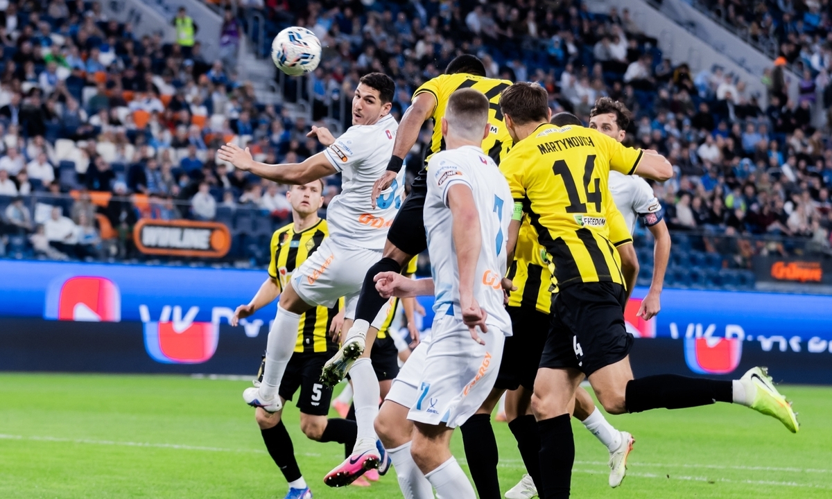 Видеообзор матча «Кайрата» и «Зенита» с двумя голами